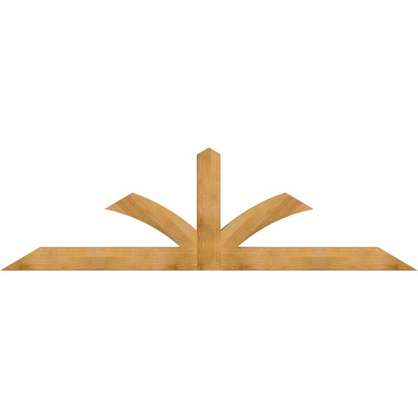 Ekena Millwork Richland Timber Gable Bracket, Western Red Cedar, 108"W x 31 1/2"H x 4"D x 6"F, 7/12 Pitch GBW108X31X0406RIC00RWR - main
